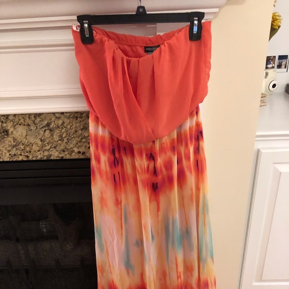 Strapless floor length summer dress - Picture 2 of 3